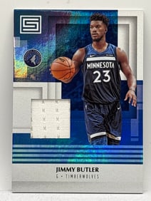 2017-18 PANINI STATUS JIMMY BUTLER FOIL GAME-WORN MEMORABILIA PATCH SP