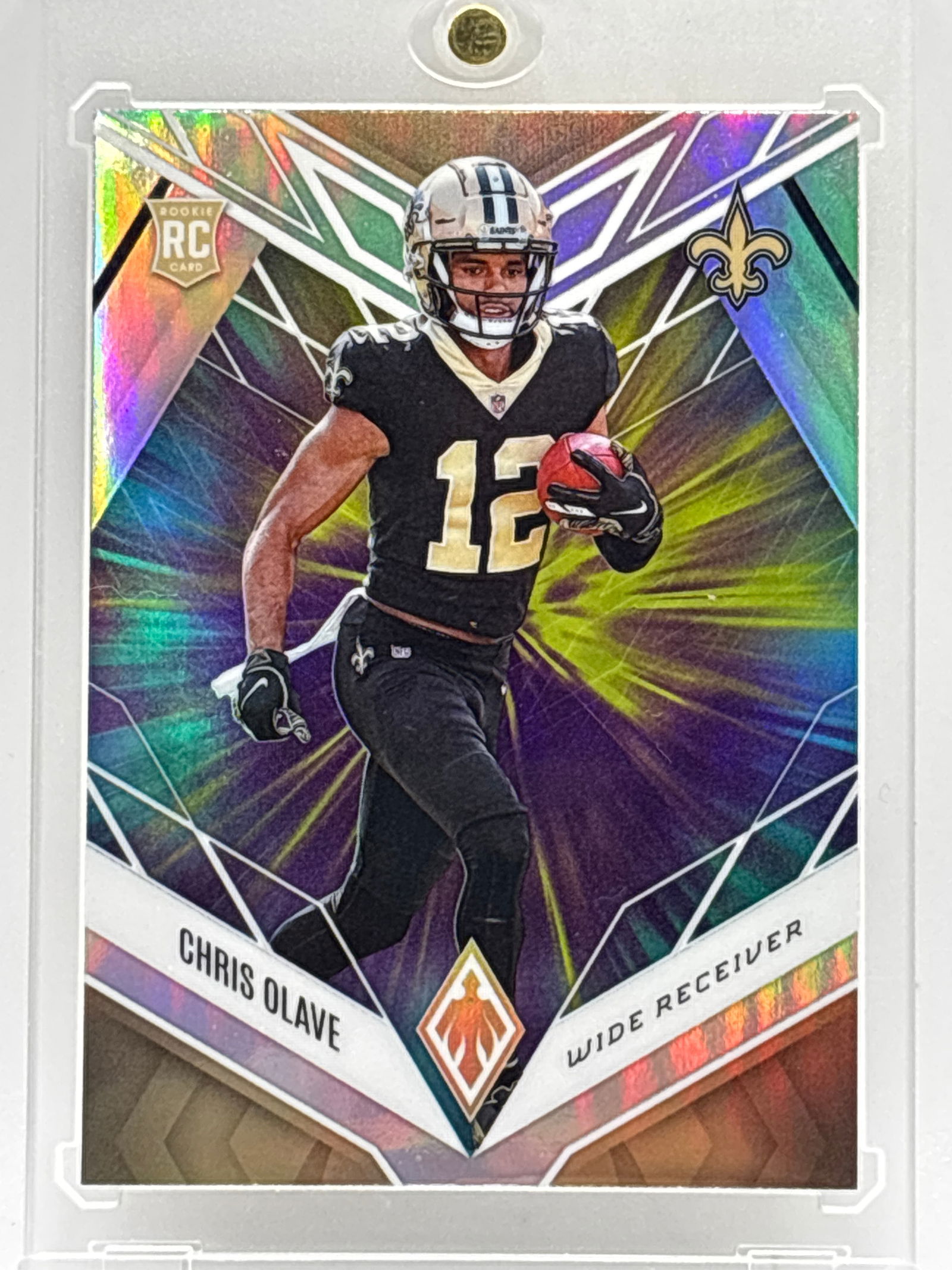 2022 PANINI PHOENIX CHRIS OLAVE COLOR BURST SP ROOKIE CARD (1 of 3)