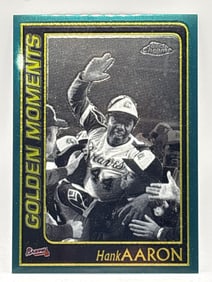 2001 TOPPS CHROME HANK AARON GOLDEN MOMENTS
