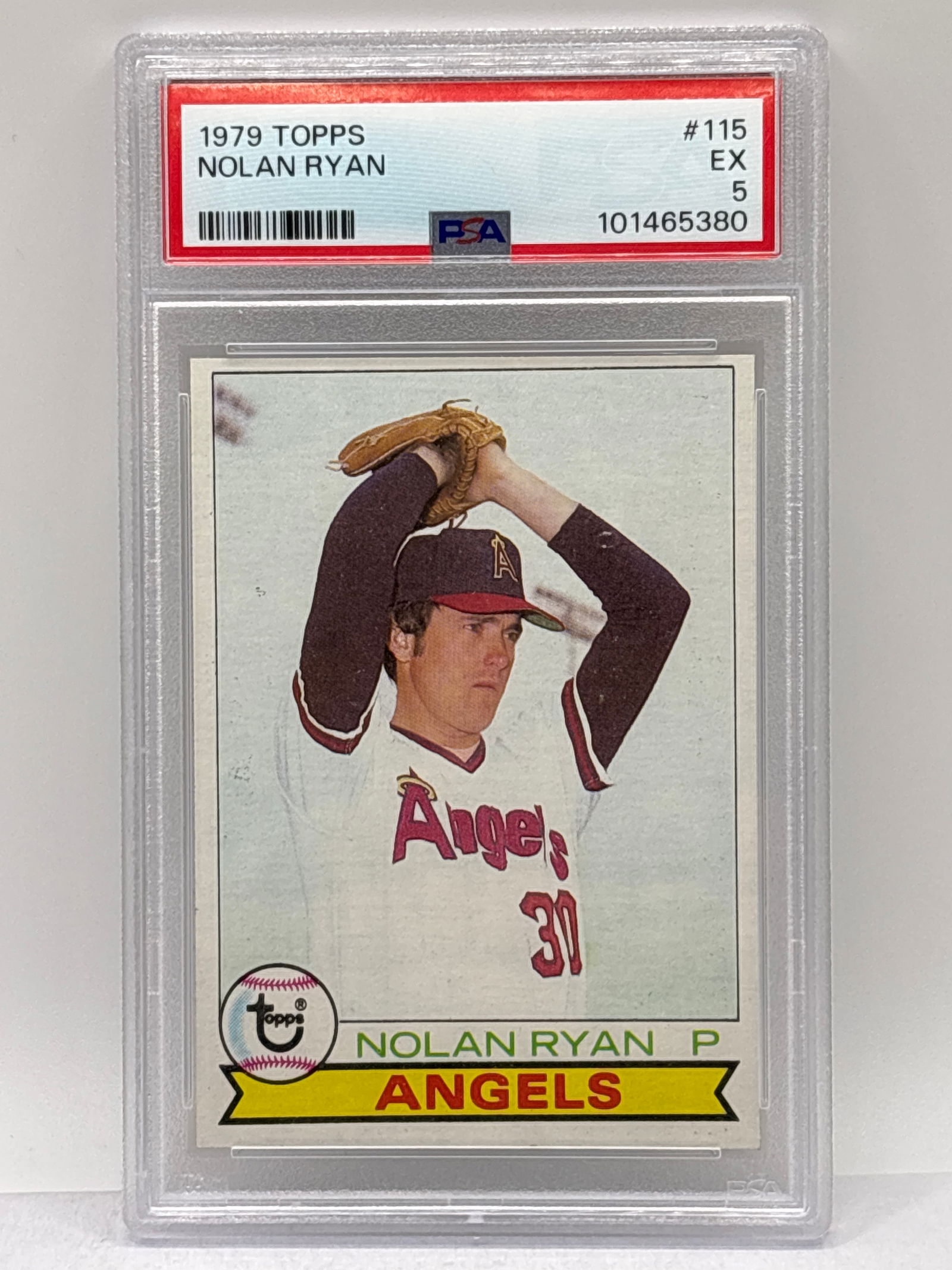 1979 TOPPS #115 NOLAN RYAN GRADED PSA EX 5 (1 of 3)