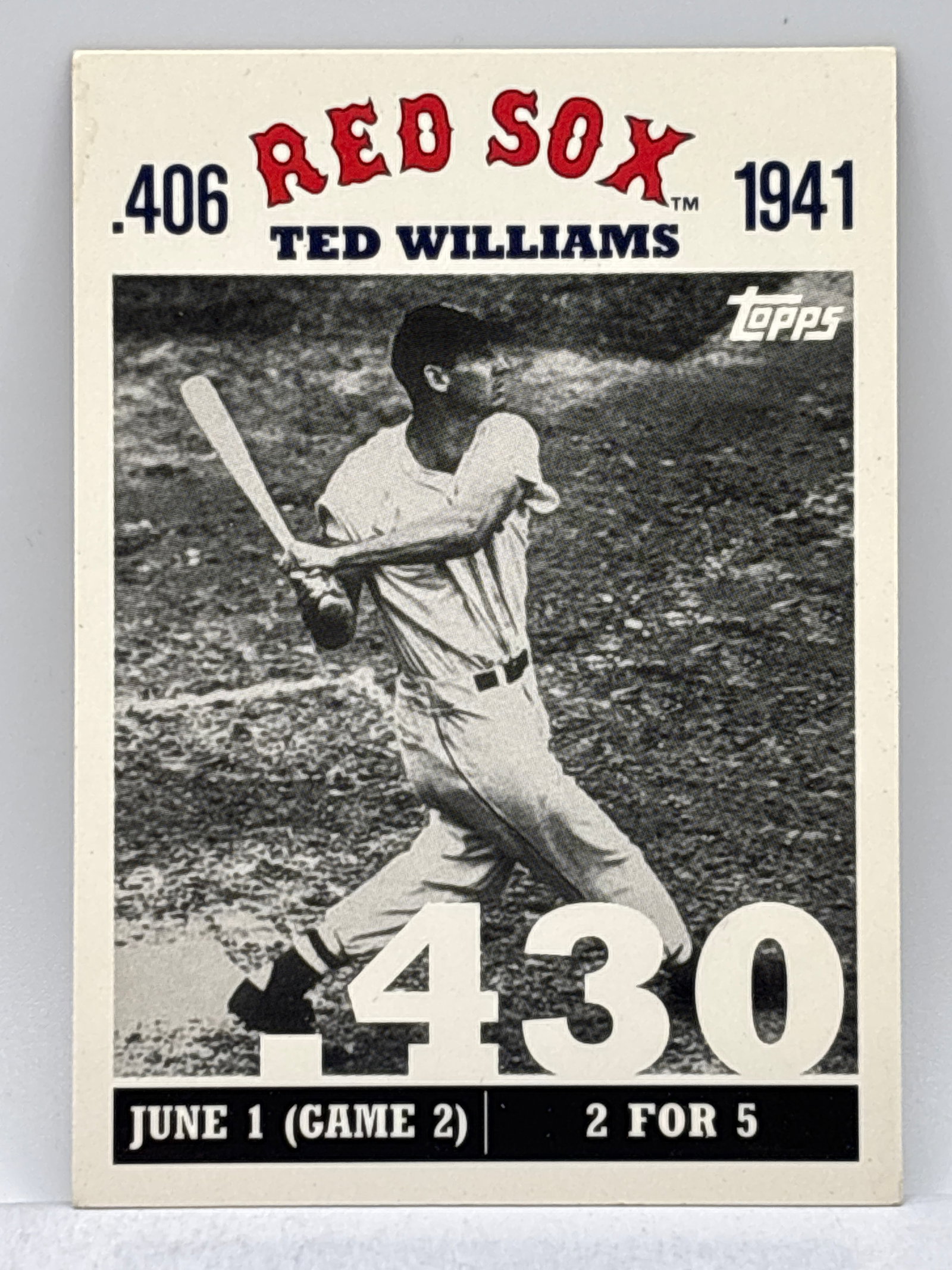 2007 TOPPS TED WILLIAMS 1941 TRIBUTE: THE HOBBY BOX