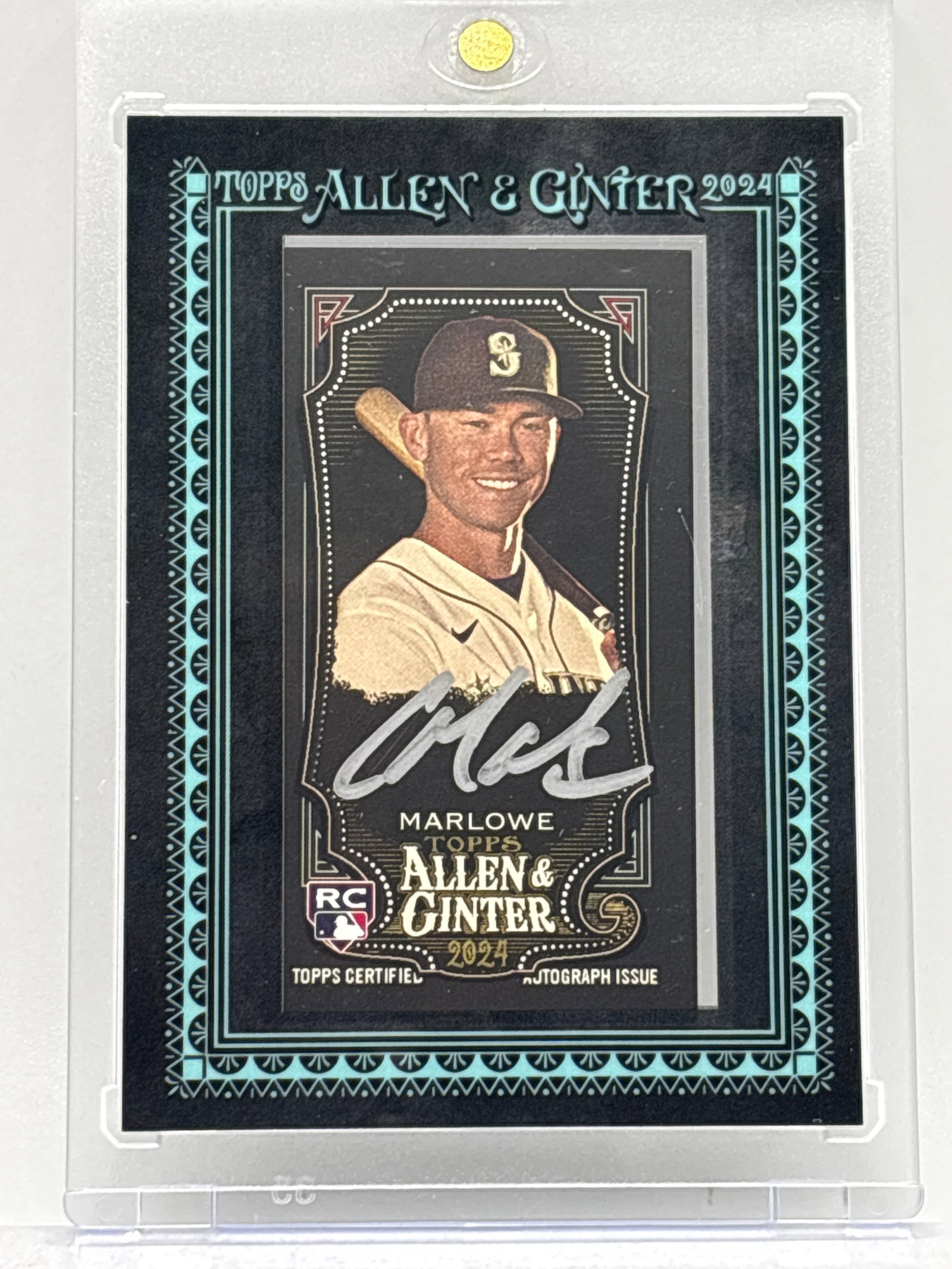EXTREMELY RARE 3/10!! 2024 TOPPS ALLEN & GINTER CADE MARLOW AUTOGRAPHED WORLDS CHAMPIONS ROOKIE CARD: THE HOBBY BOX
