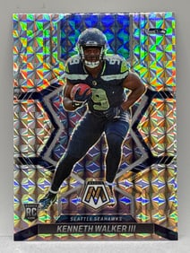 2022 PANINI MOSAIC KENNETH WALKER III PRIZM HOLO ROOKIE CARD