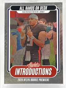 2024 PANINI ABSOLUTE ROOKIE PREMIERE MICHAEL PENIX ALL HANDS ON DECK INSERT ROOKIE CARD