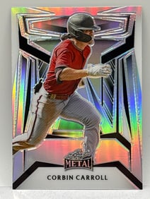 180/189!! 2023 LEAF METAL CORBIN CARROLL ROOKIE CARD