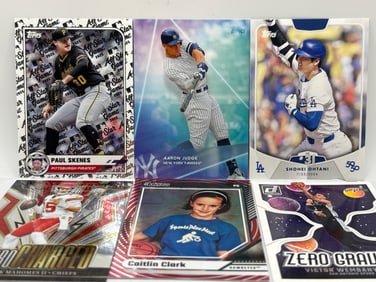 MULTI-SPORT GOAT 6 CARD LOT