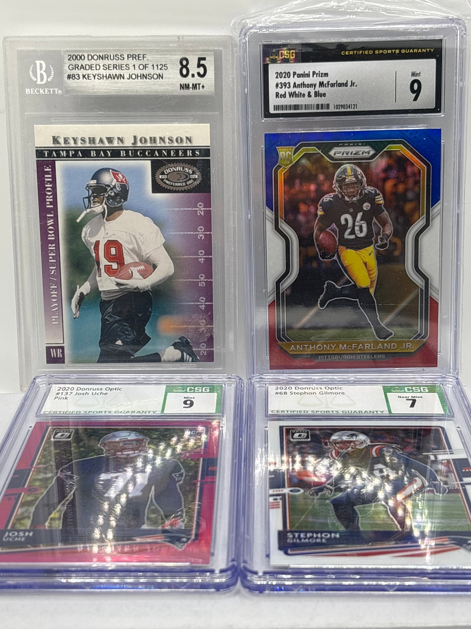 4 CARD NFL SLAB LOT: THE HOBBY BOX
