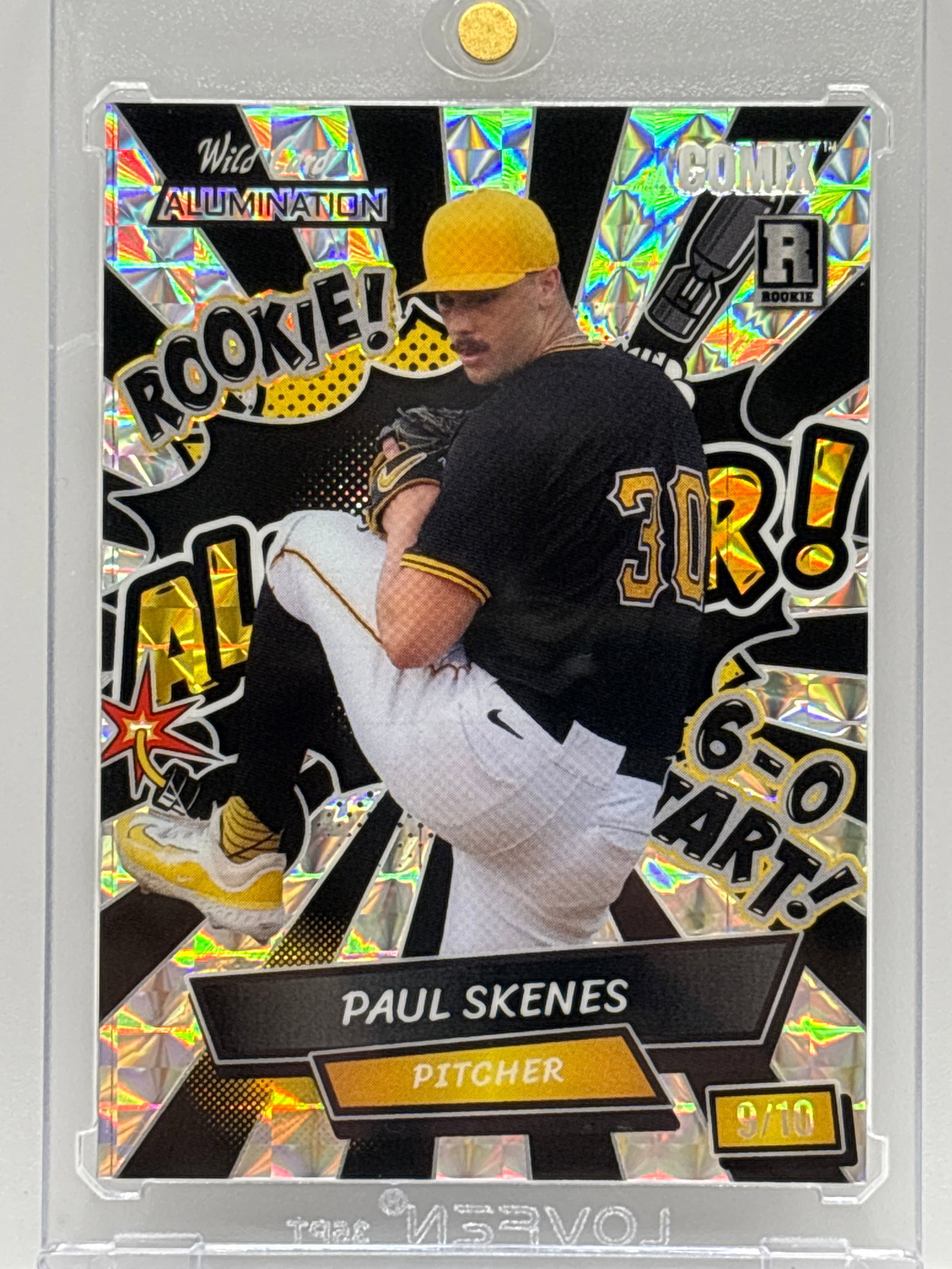 9/10!! 2024 WC ALUMINATION COMIX ALL-STAR PAUL SKENES ROOKIE CARD: THE HOBBY BOX