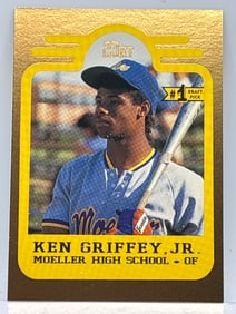 LIMITED EDITION 1991 BLEACHERS 23K KEN GRIFFEY JR #2497 OF 10,000 / 1 OF 3