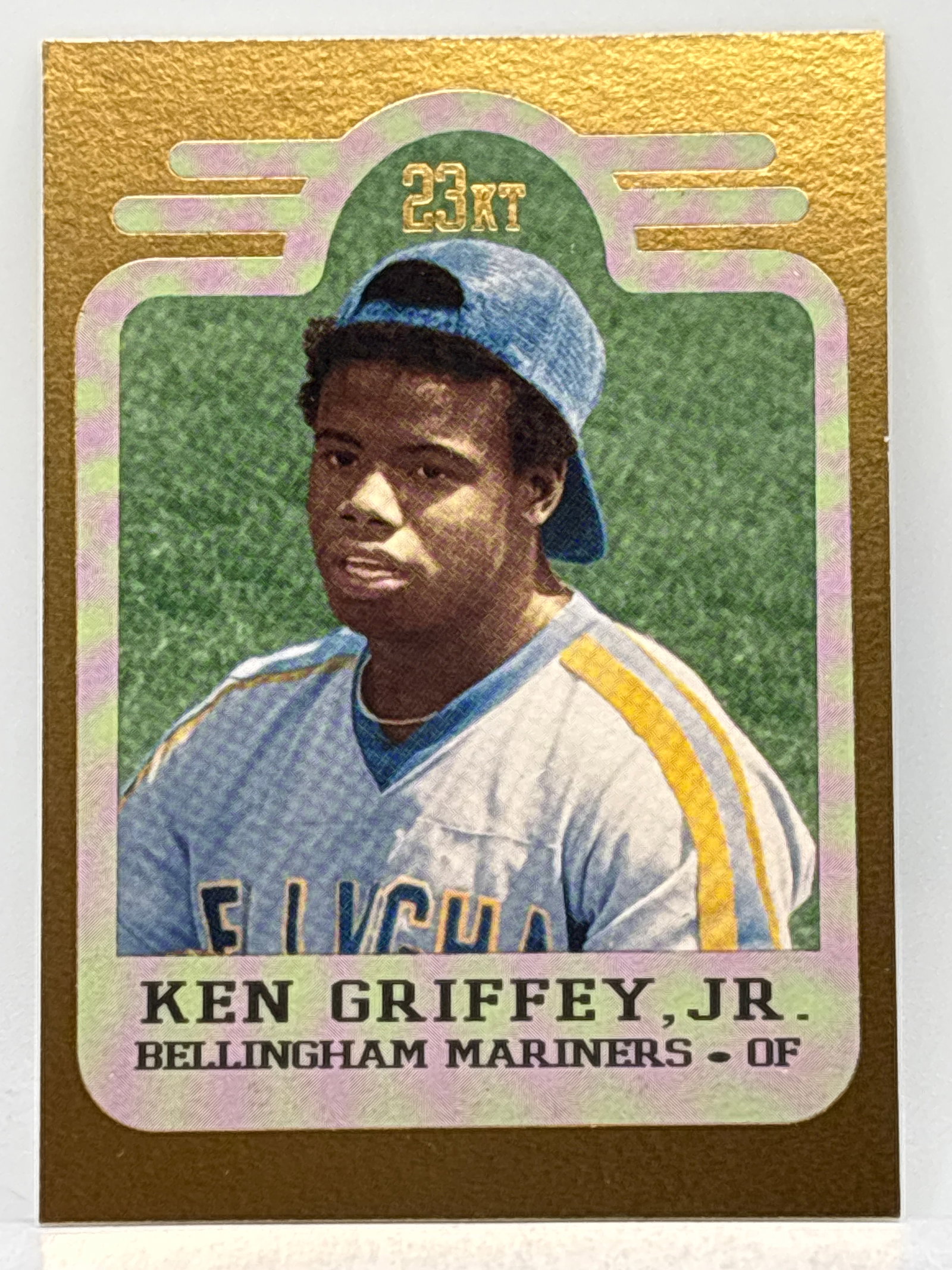 LIMITED EDITION 1991 BLEACHERS 23K KEN GRIFFEY JR #2497 OF 10,000 / 2 OF 3: THE HOBBY BOX