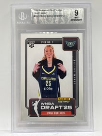 1 OF 67412  2025 PANINI INSTANT WNBA DRAFT NIGHT PAIGE BUECKERS PICK NO 1 RC GRADED BECKETT MINT 9