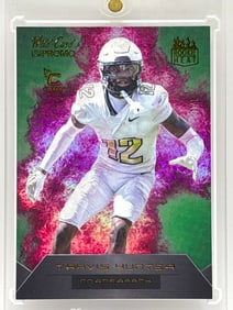 1/1 2023 WC SP PROMO TRAVIS HUNTER ROOKIE HEAT ROOKIE CARD