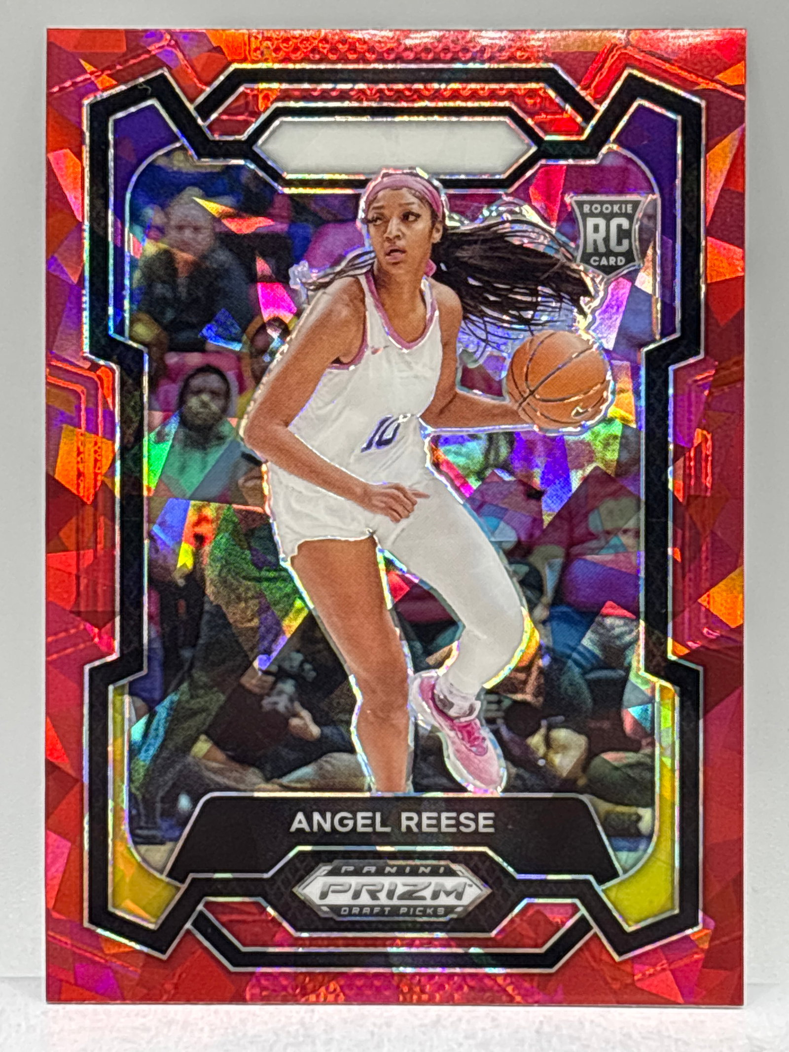 2024 PANINI PRIZM DRAFT PICKS ANGEL REESE RED CRACKED ICE PRIZM HOLO ROOKIE CARD: THE HOBBY BOX