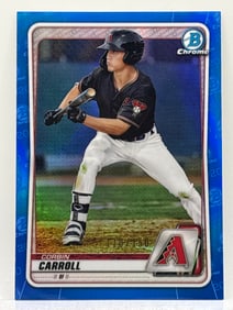 110/150!! 2020 CHROME PROSPECTS DRAFT COBIN CARROLL SP ROOKIE CARD