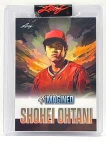 1 OF 917!! 2023 LEAF REIMAGINED SHOHEI OHTANI INSERT