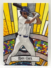 2023 BOWMAN DRAFT MAX CLARK STAINED GLASS ROOKIE CARD INSERT
