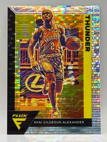 2020-21 PANINI FLUX SHAI GILGEOUS-ALEXANDER SILVER PULSAR PRIZM HOLO