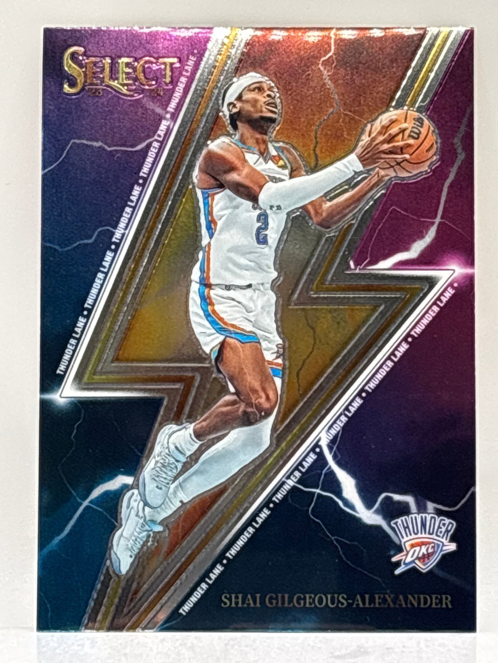 2023-24 PANINI SELECT SHA GILGEOUS-ALEXANDER THUNDER LANE: THE HOBBY BOX