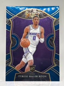 2021 PANINI SELECT CONCOURSE TYRESE HALIBURTON ROOKIE CARD