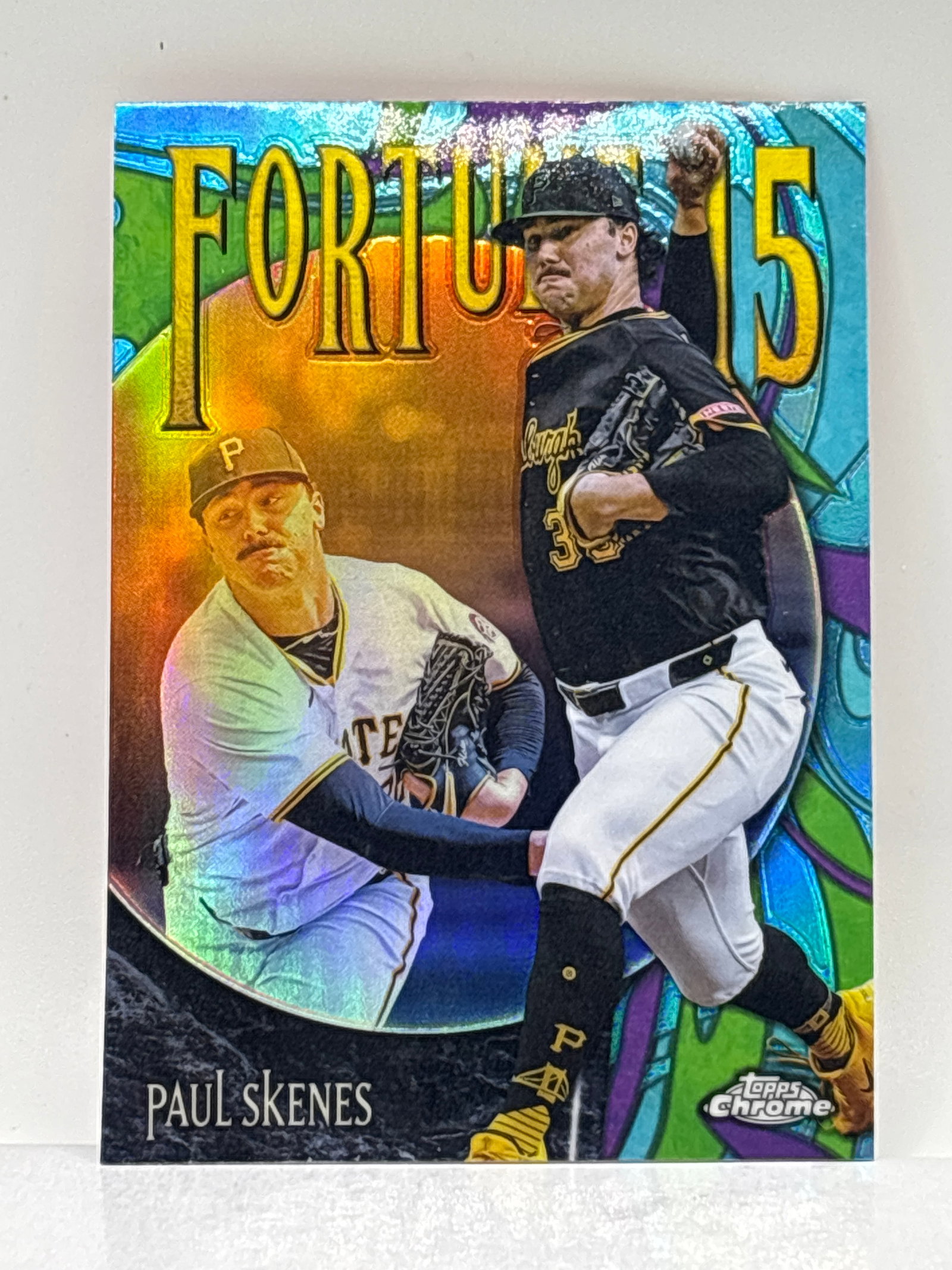 2025 TOPPS CHROME PAUL SKENES FORTUNE 15 INSERT: THE HOBBY BOX