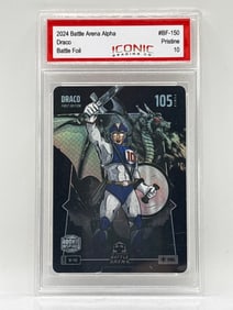 NEW BO JACKSONS 2024 BATTLE ARENA ALPHA DRAKE MAYE DRACO BATTLE FOIL GRADED PRISTINE 10