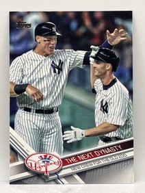 2017 TOPPS UPDATE SERIES AARON JUDGE THE NEXT DYNASTY ROOKIE CARD
