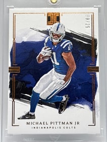 EXTREMELY RARE 8/25!! 2023 PANINI IMPECCABLE MICHAEL PITTMAN
