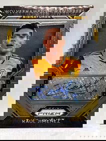 2020-21 PANINI PRIZM PREMIER LEAGUE SOCCER RAUL JIMENEZ AUTO