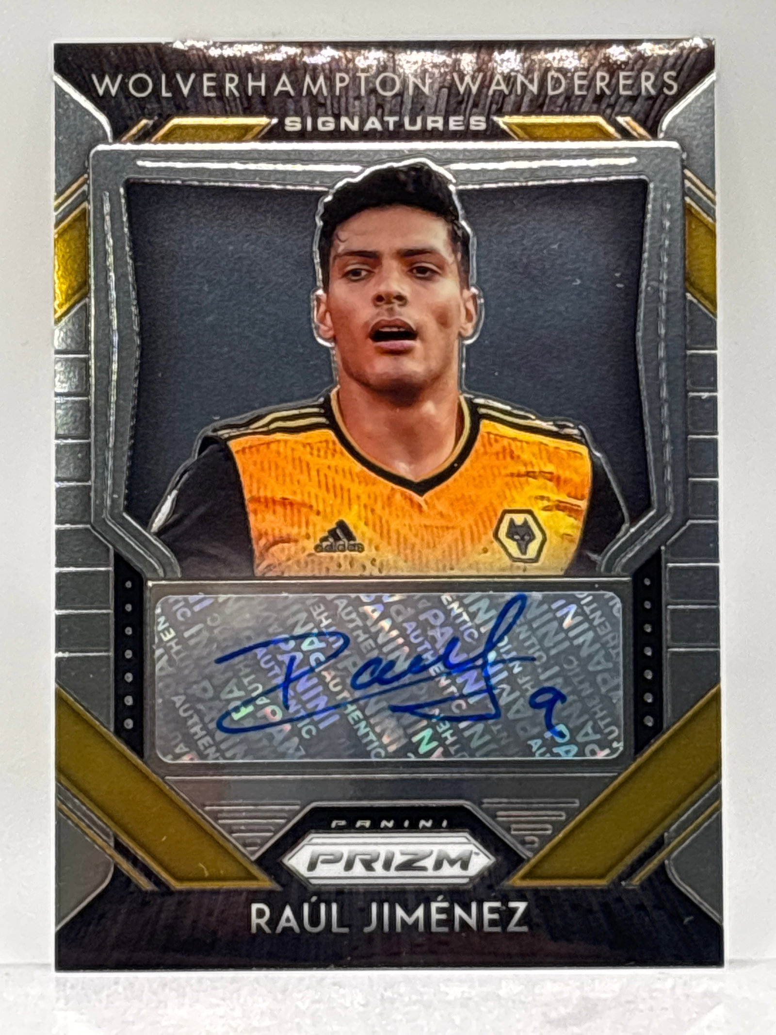 2020-21 PANINI PRIZM PREMIER LEAGUE SOCCER RAUL JIMENEZ AUTO: THE HOBBY BOX