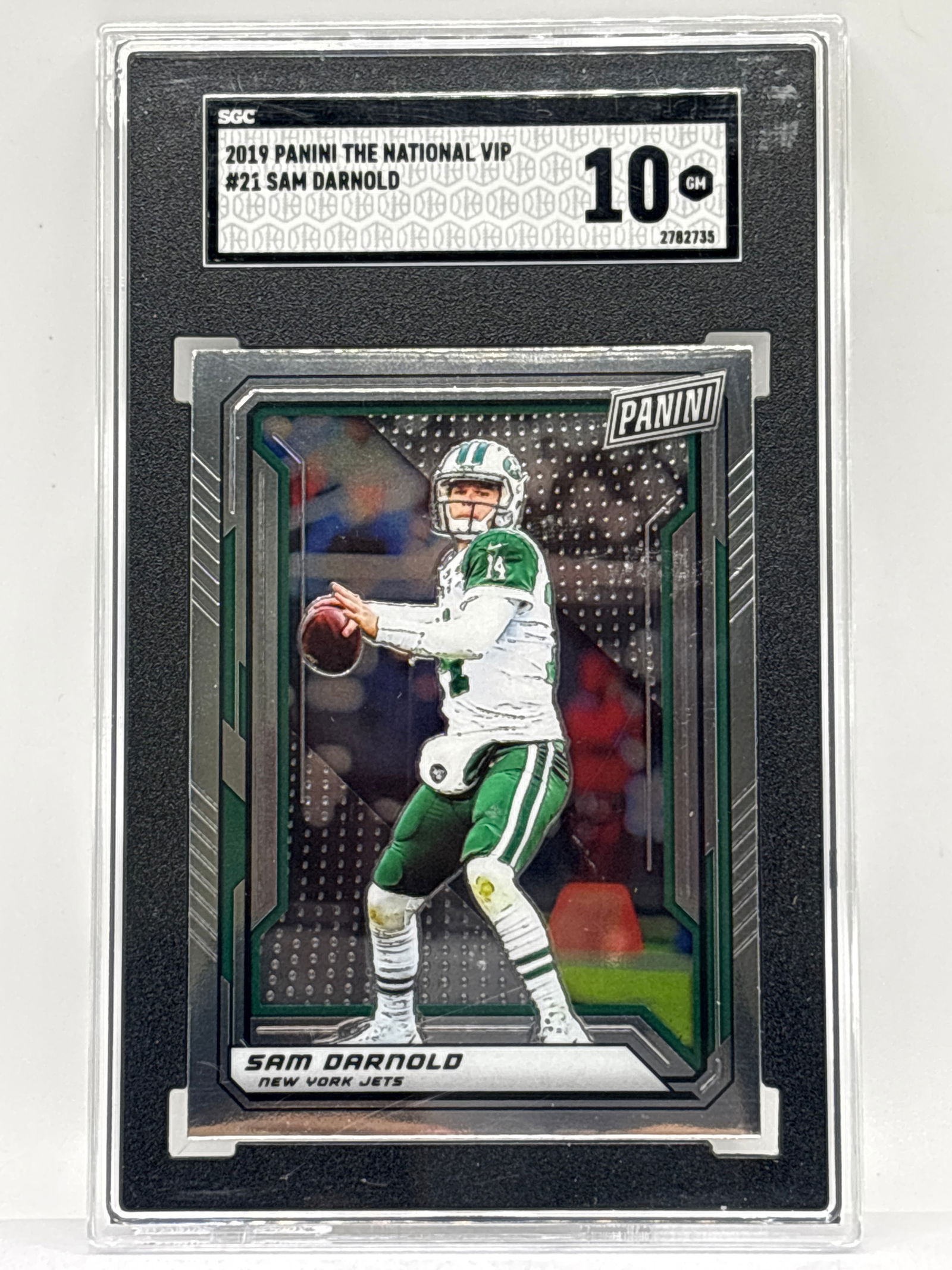 2019 PANINI THE NATIONAL VIP SAM DARNOLD GRADED SGC GEM MINT 10 (1 of 2)