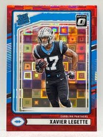 2024 PANINI DONRUSS OPTIC XAVIER LEGETTE RED PANDORA PRIZM HOLO RATED ROOKIE CARD