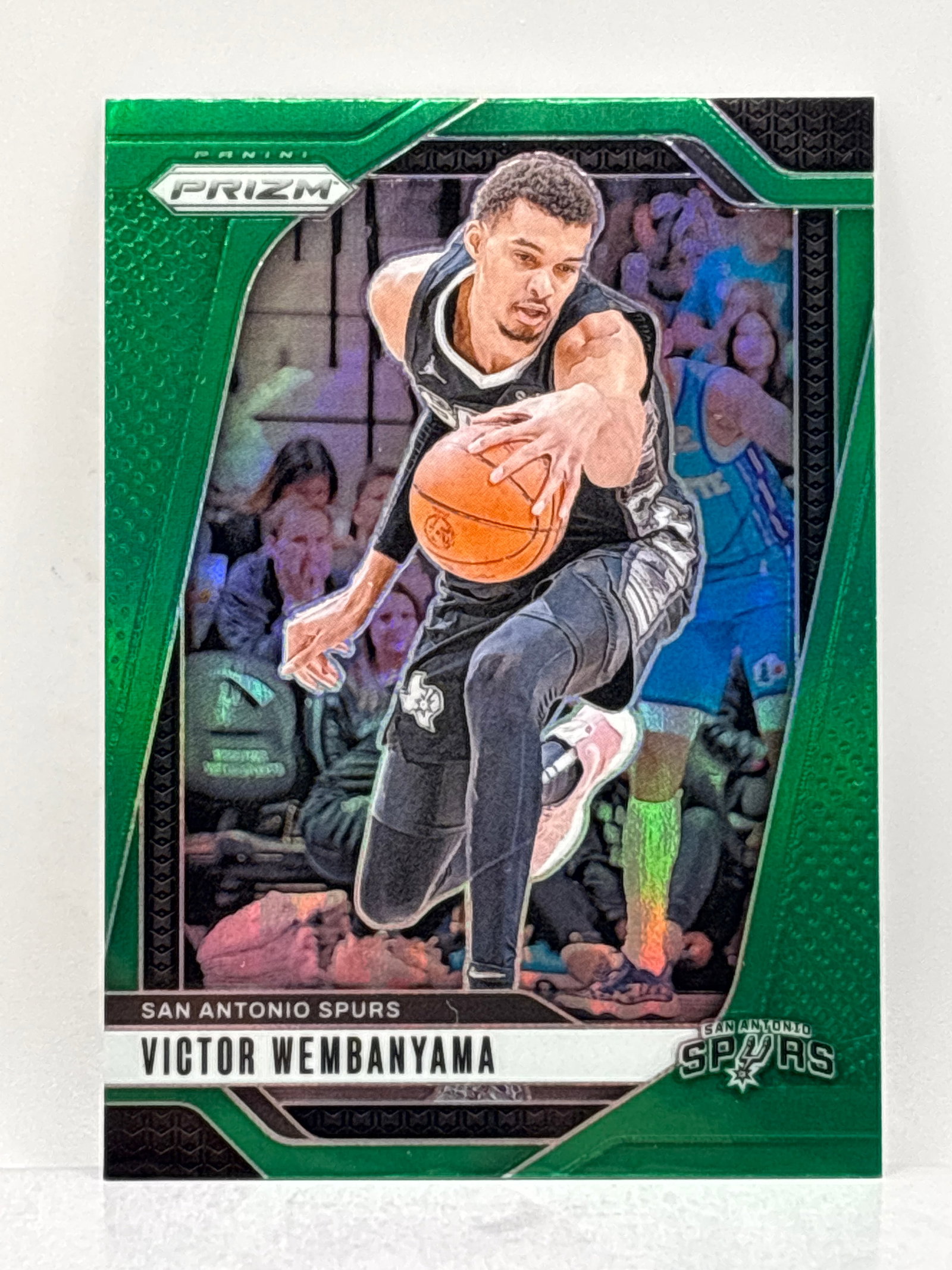 2024-25 PANINI PRIZM VICTOR WEMBANYAMA GREEN PRIZM HOLO: THE HOBBY BOX