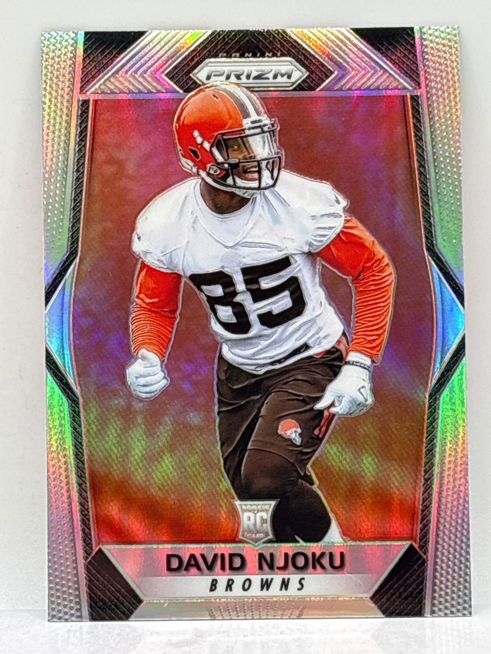 2017 PANINI PRIZM DAVID NJOKU SILVER PRIZM HOLO ROOKIE CARD (1 of 2)