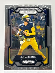 2024 PANINI PRIZM DRAFT PICKS JJ MCCARTHY ROOKIE CARD