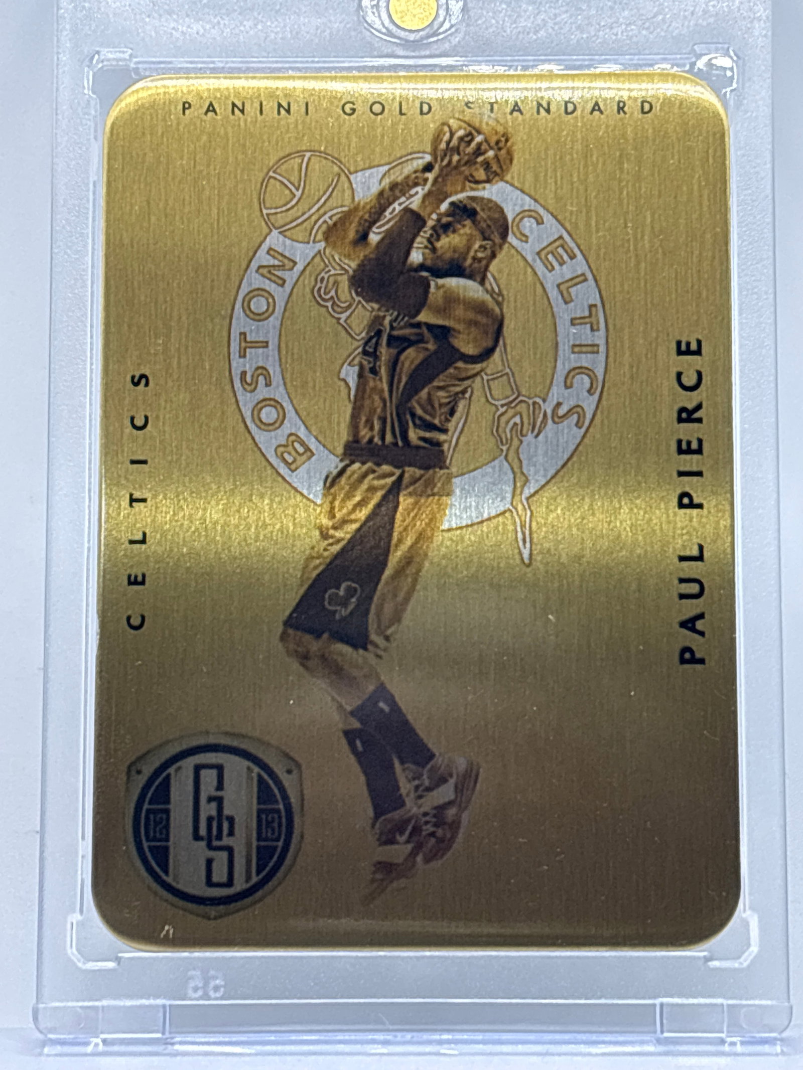 VERY VERY RARE 2012-3 PANINI GOLD STANDARD METAL PAUL PIERCE SSP: THE HOBBY BOX