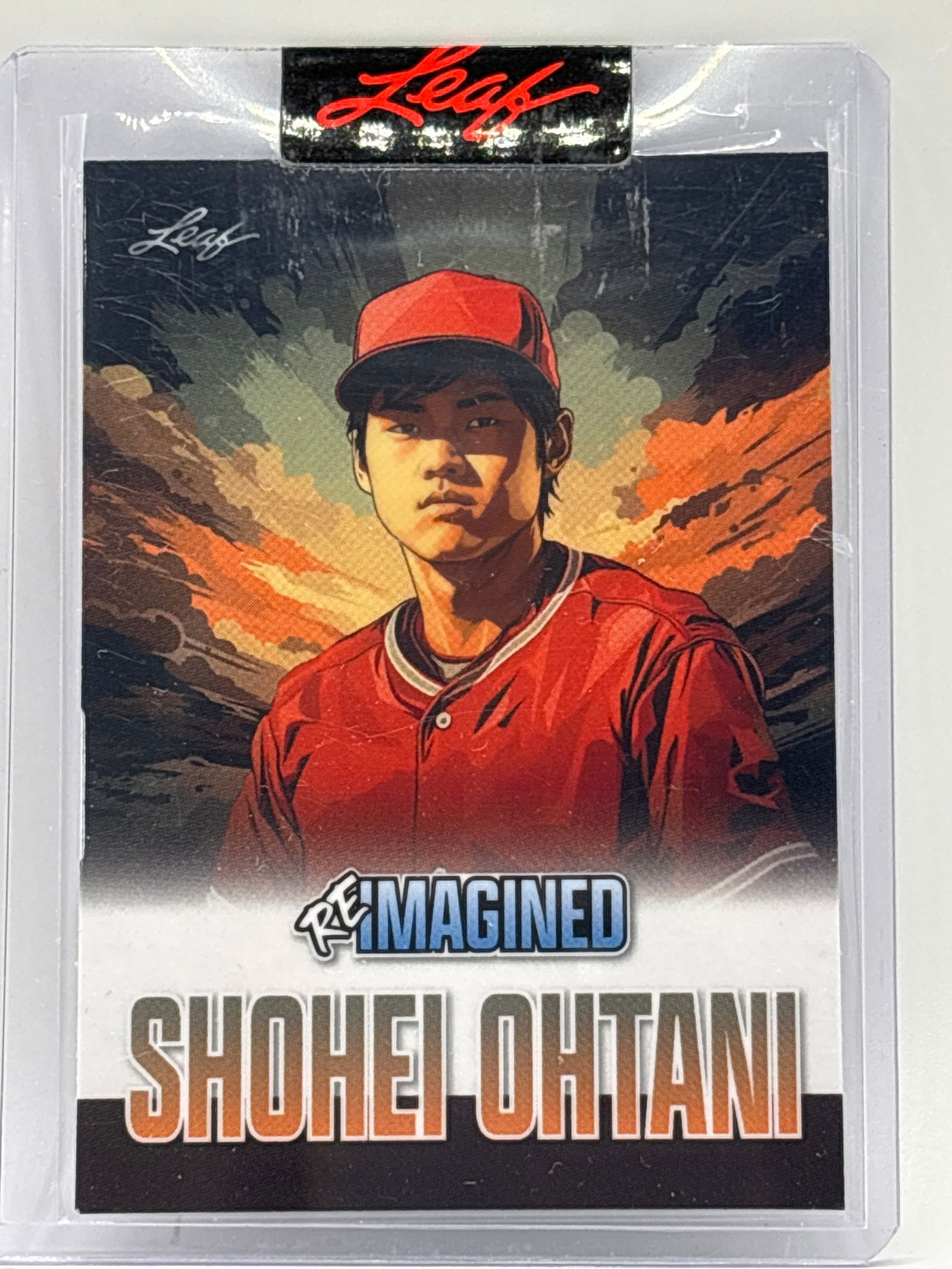 1 OF 917!! 2023 LEAF REIMAGINED SHOHEI OHTANI (1 of 2)