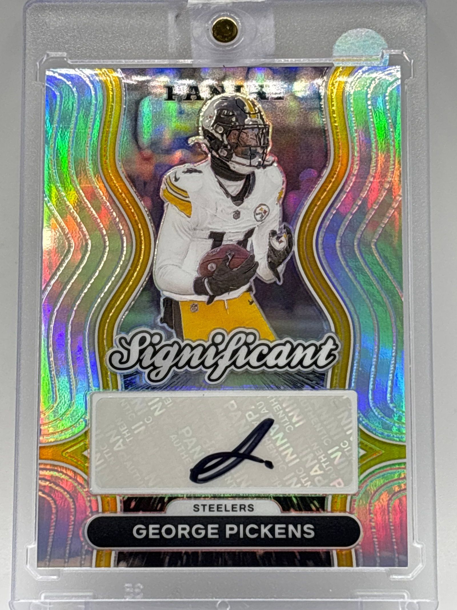 2024 PANINI SELECT SIGNIFICANTS GEORGE PICKENS AUTOGRAPHED SILVER PRIZM HOLO SP: THE HOBBY BOX