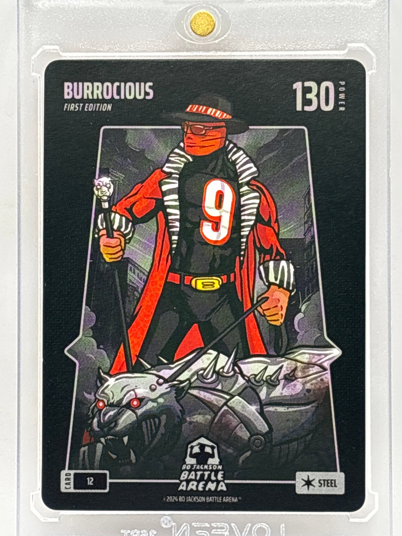 NEW 2024 BO JACKSON’S BATTLE ARENA JOE BURROW BURROCIOUS STEEL 1ST EDITION: THE HOBBY BOX