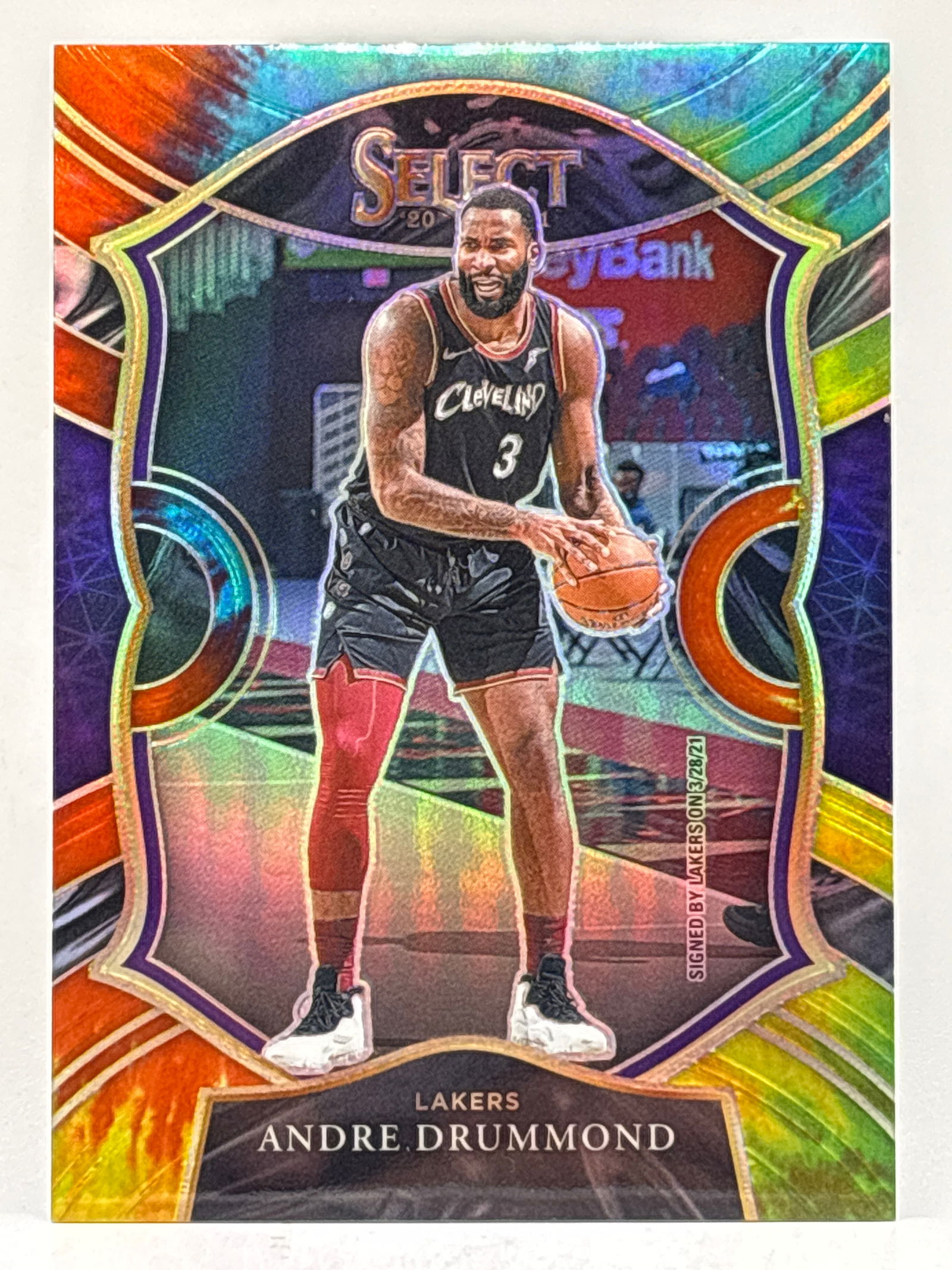 8/25!! 2021 PANINI SELECT ANDRE DRUMMOND TYE-DIE PRIZM HOLO SSP (1 of 5)