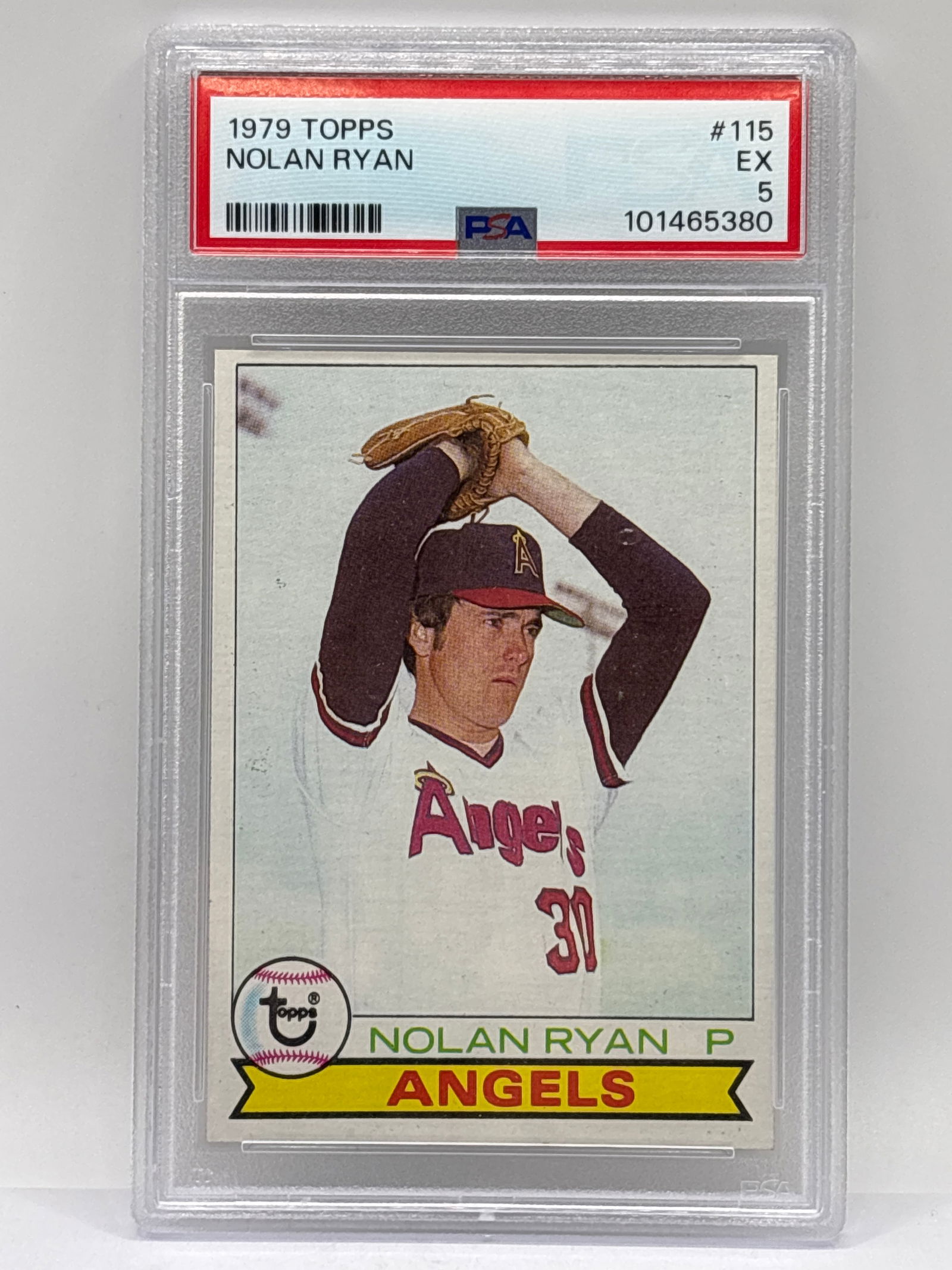 1979 TOPPS NOLAN RYAN #115 GRADED PSA EX 5 (1 of 2)