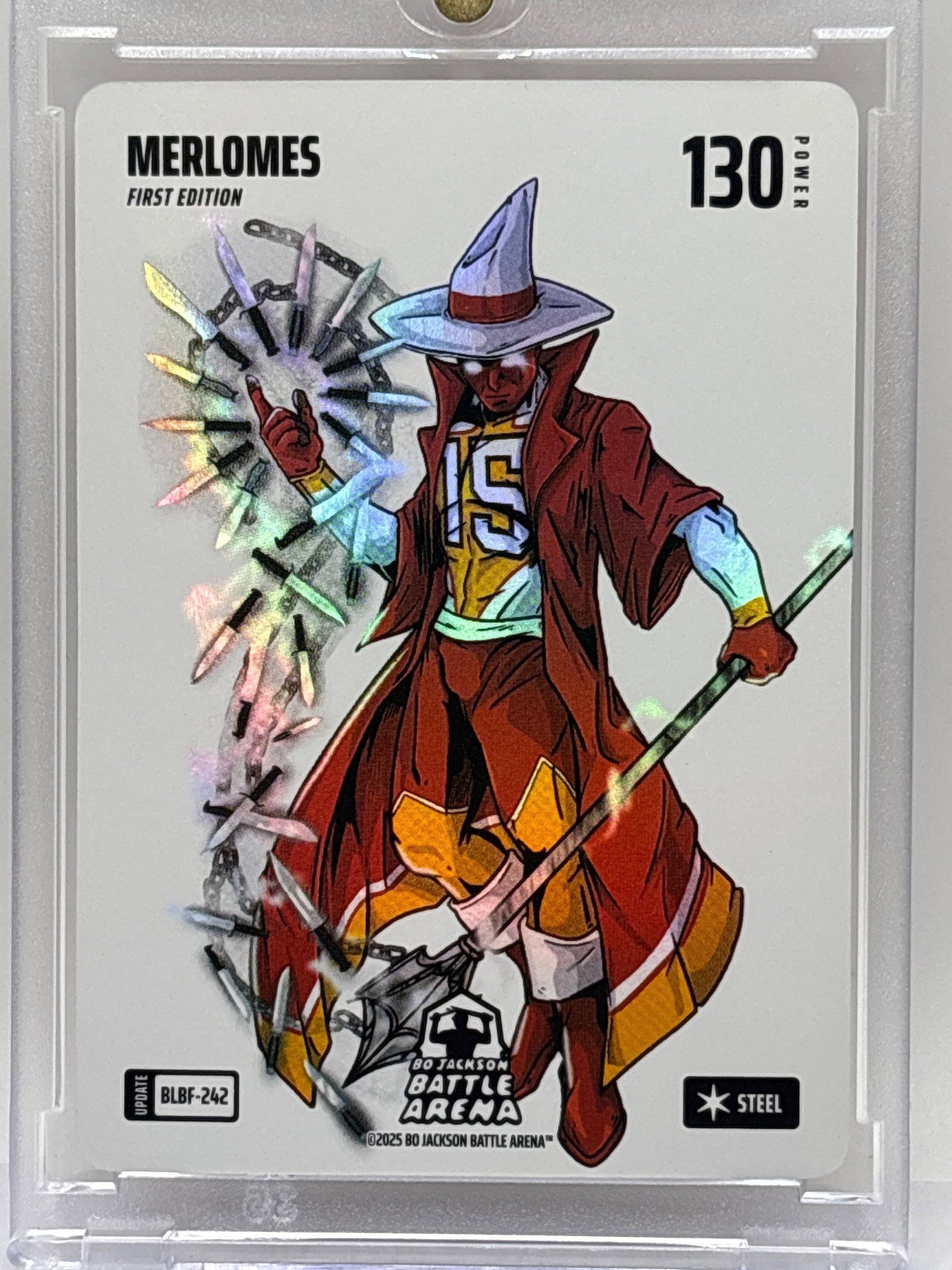BO JACKSONS 2025 BATTLE ARENA PATRICK MAHOMES FIRST EDITION STEEL: THE HOBBY BOX