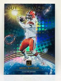 2021 PANINI DONRUSS BAKER MAYFIELD OUT OF THIS WORLD SP