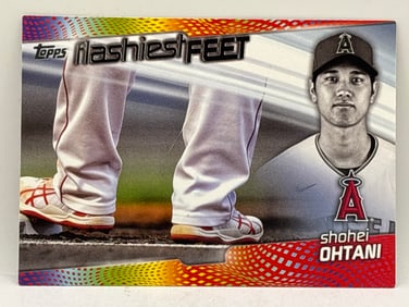 2022 TOPPS FLASHIEST FEET SHOHEI OHTANI INSERT