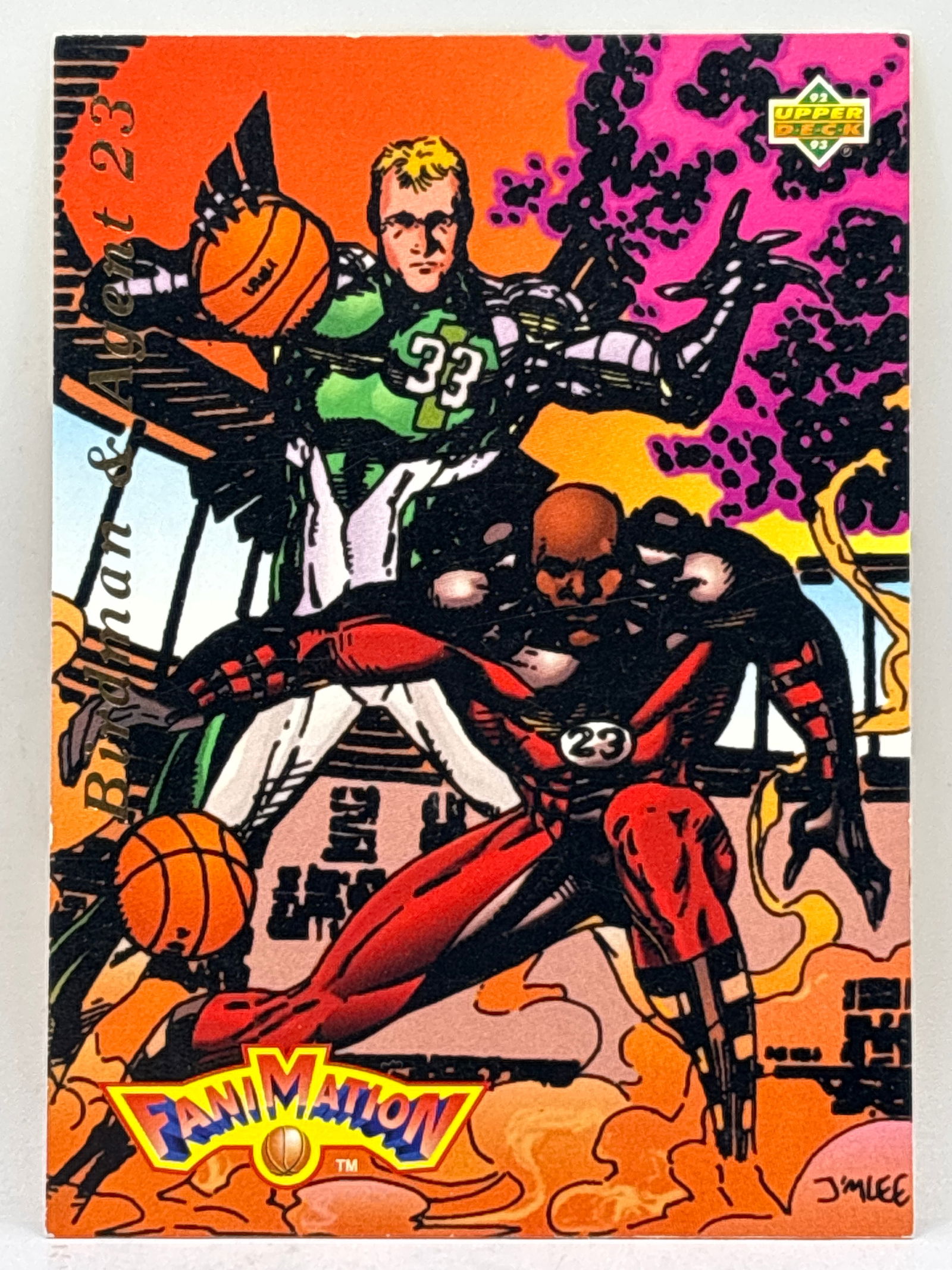 1993 UPPER DECK FANIMATION MICHAEL JORDAN & LARRY BIRD BIRDMAN & AGENT 23 (1 of 4)