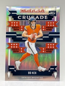 2024 PANINI ROOKIES & STARS BO NIX SILVER CRUSADE ROOKIE CARD