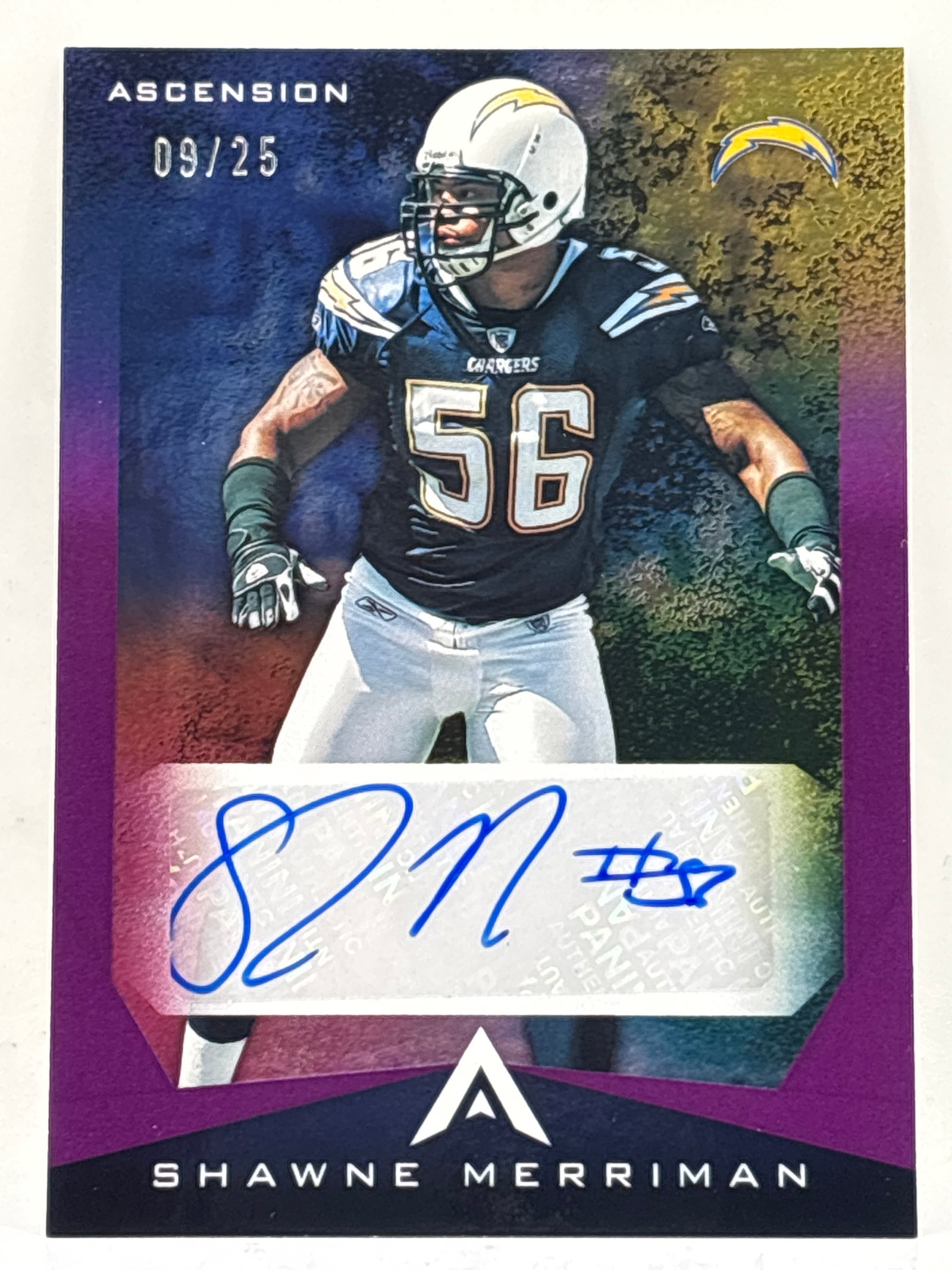 9/25!! 2021 PANINI CHRONICLES ASCENSION SHAWNE MERRIMAN AUTOGRAPHED INSERT: THE HOBBY BOX