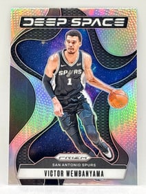 2024-25 PANINI PRIZM VICTOR WEMBANYAMA SILVER DEEP SPACE PRIZM HOLO SP
