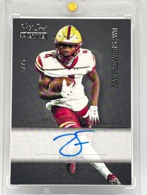6/25!! 2023 WC MATTE ON-CARD AUTO ZAY FLOWERS AUTOGRAPHED ROOKIE CARD