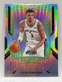 2024-25 PANINI PRIZM VICTOR WEMBANYAMA SILVER DOMINANCE PRIZM HOLO SP