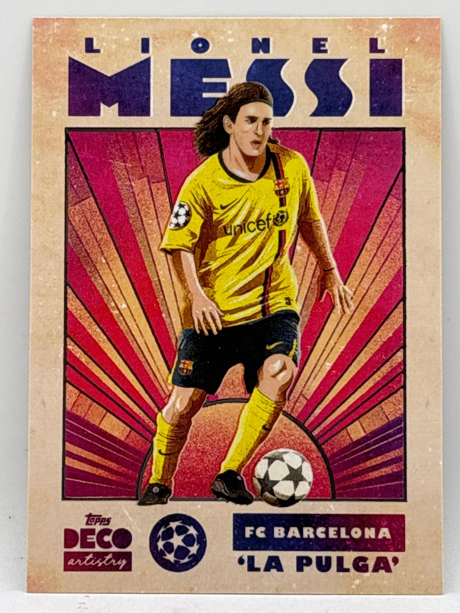 2024 TOPPS DECO ARTISTRY LIONEL MESSI FC BARCELONA LA PULGA: THE HOBBY BOX